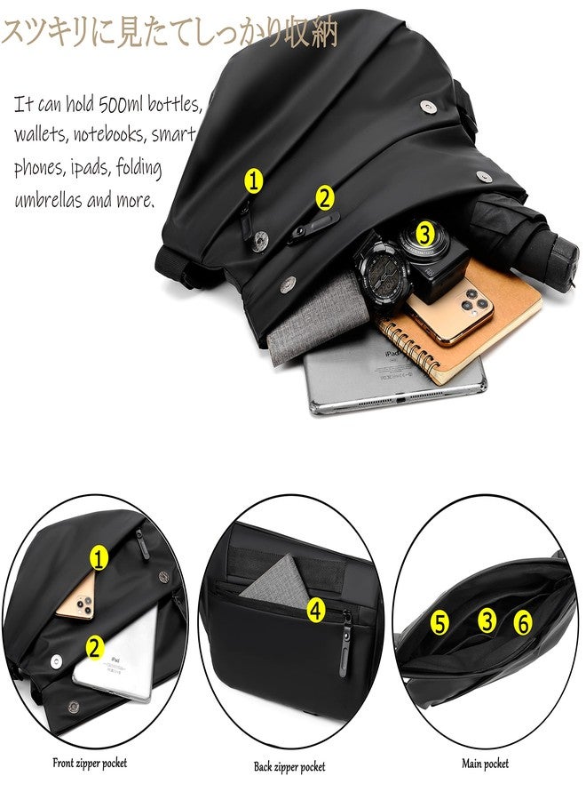 FSD.WG Classic Messenger Bag Shoulder bag Bookbag and Crossbody Bags for Men and Women - Image 5